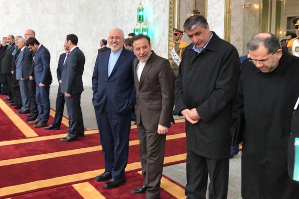 ظریف در مراسم استقبال از نخست‌وزیر ارمنستان حضور یافت