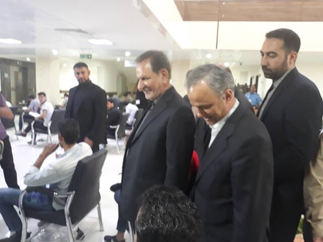 بازدید معاون اول رئیس جمهور از روند برگزاری آزمون استخدامی مشاغل آتشنشانی بازدید معاون اول رئیس جمهور از روند برگزاری آزمون استخدامی مشاغل آتشنشانی