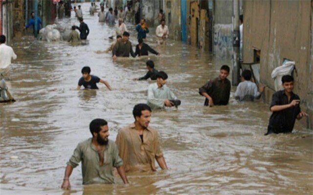 برخی شهرهای سیستان و بلوچستان در آب فرو رفته اند