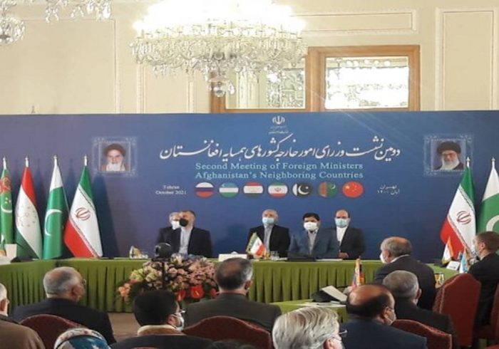با حضور معاون اول رئیس جمهور برگزار شد؛ دومین نشست وزرای خارجه کشور‌های همسایه افغانستان در تهران