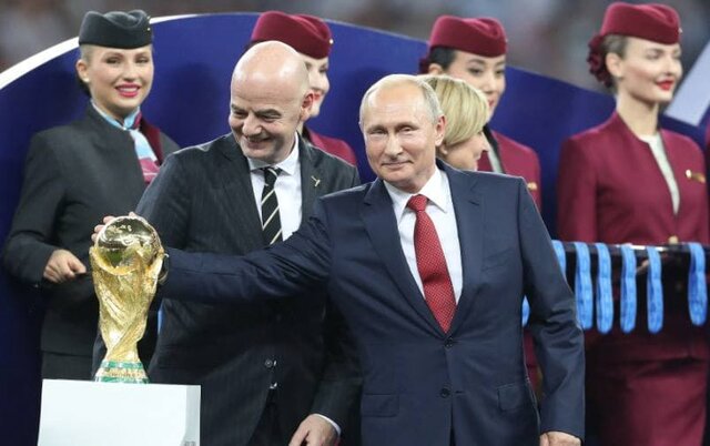 روسیه از جام جهانی ٢٠٢٢ حذف شد