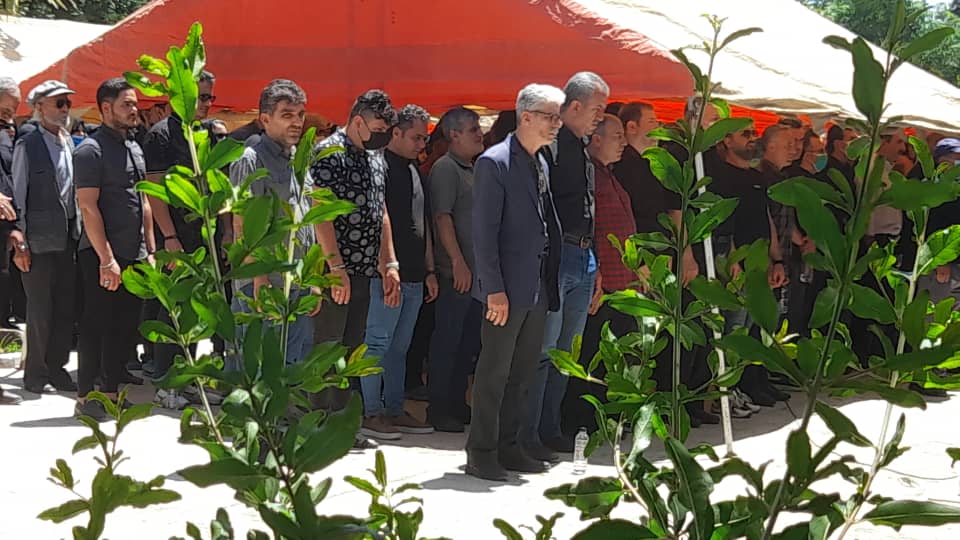 افسانه محمدی در قطعه هنرمندان آرام گرفت