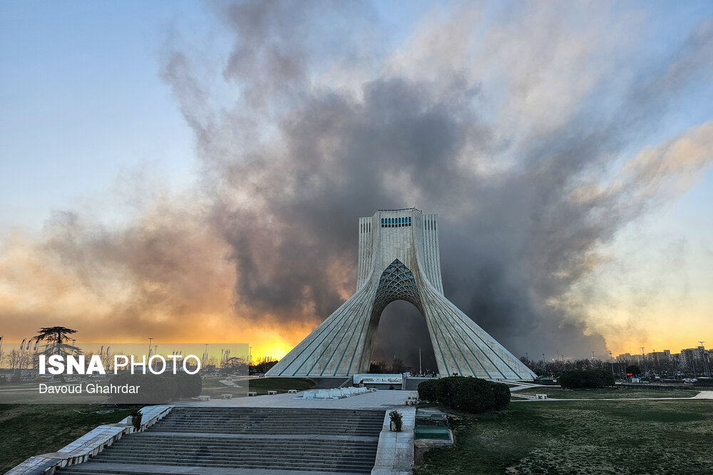 آزادی پس از حملات امروز غرب تهران