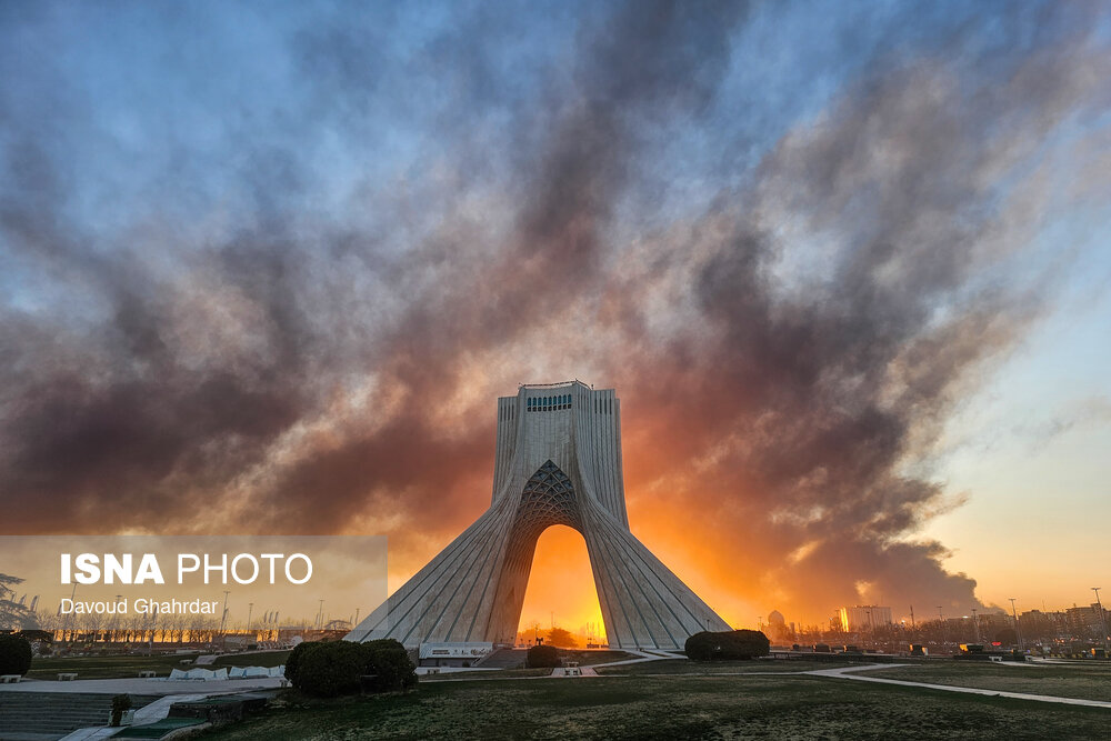 آزادی پس از حملات امروز غرب تهران