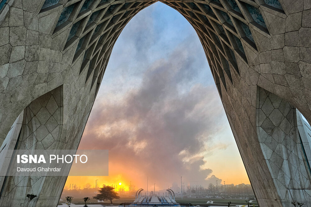 آزادی پس از حملات امروز غرب تهران