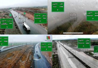 ترافیک پرحجم و بارش باران در خراسان رضوی