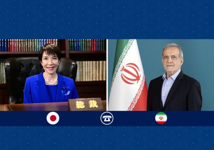 گفت و گوی پزشکیان و سانائه تاکایچی بر سر تنگه هرمز